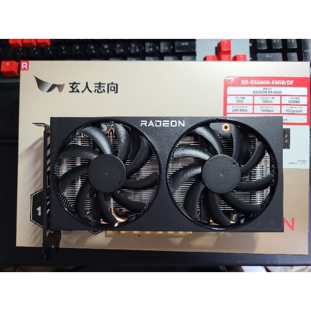 玄人志向 Radeon RX 6600