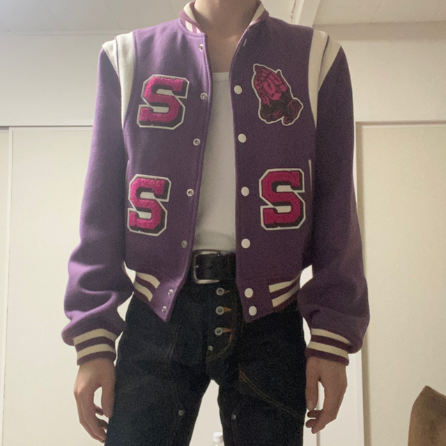 SUNSEA(サンシー)のSUGARHILL シュガーヒル Embroidary Teddy Jacket メンズのジャケット/アウター(スタジャン)の商品写真