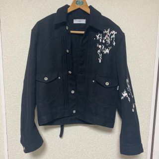 アンユーズド(UNUSED)のSUGARHILL SPLATTER DENIM JACKET(Gジャン/デニムジャケット)