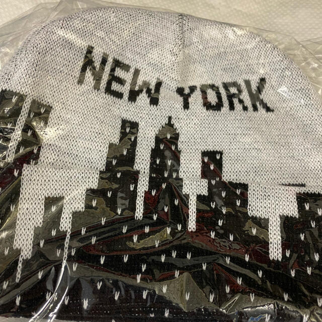 supreme  New York Beanie White