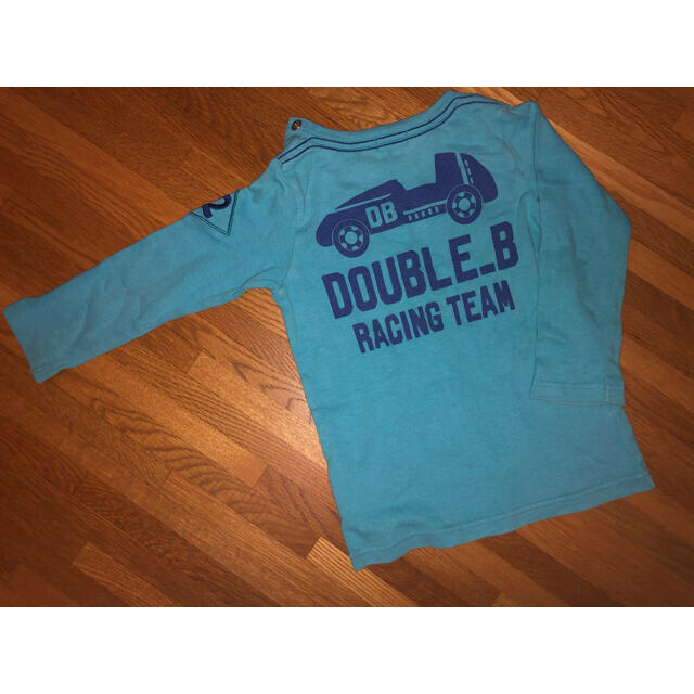 DOUBLE.B(ダブルビー)のDOUBLE_B ロングTシャツ　男の子　90 車　ミキハウス キッズ/ベビー/マタニティのキッズ服男の子用(90cm~)(Tシャツ/カットソー)の商品写真