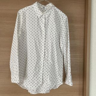 ユニクロ(UNIQLO)のUNIQLO ドットシャツ(シャツ/ブラウス(長袖/七分))