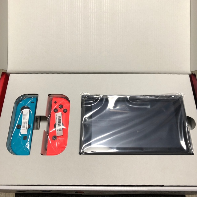 Nintendo Switch - Nintendo Switch ネオンブルー/ネオンレッドの通販 by 無生民's shop｜ニンテンドースイッチならラクマ 格安即納