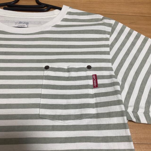 STUSSY(ステューシー)のSTUSSY ボーダーTシャツ メンズのトップス(Tシャツ/カットソー(半袖/袖なし))の商品写真