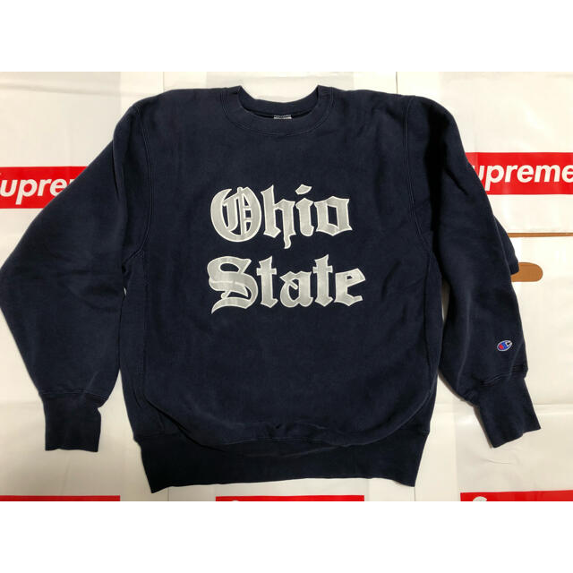 オハイオ 90s USA チャンピオン リバースウィーブ ネイビー 菅田将暉