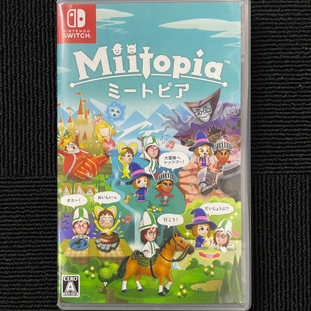 Nintendo Switch(ニンテンドースイッチ)のMiitopia Switch エンタメ/ホビーのゲームソフト/ゲーム機本体(家庭用ゲームソフト)の商品写真