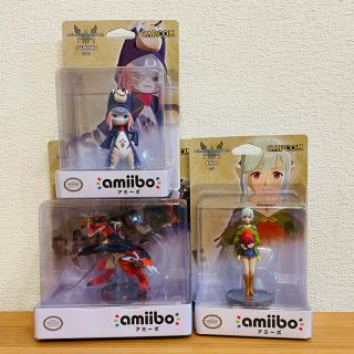 ニンテンドースイッチ(Nintendo Switch)のamiibo モンハン 破滅レウス ツキノ エナ　3点セット(ゲームキャラクター)