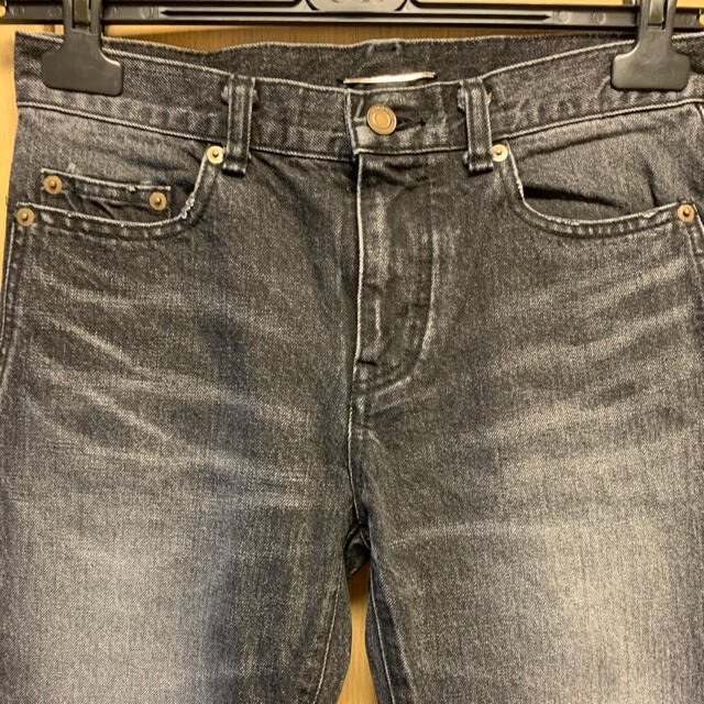 Saint Laurent(サンローラン)の国内正規 18SS Saint Laurent サンローランパリ ロゴ デニム メンズのパンツ(デニム/ジーンズ)の商品写真