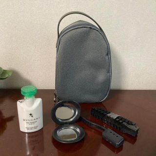 ブルガリ(BVLGARI)のBVLGARI アフターシェーブバーム　ポーチ　小物3点(フェイスクリーム)