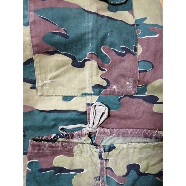 ベルギー軍　ジグソーカモ　迷彩　ブラッシュカモ　1958 ユーロヴィンテージ メンズのパンツ(ワークパンツ/カーゴパンツ)の商品写真