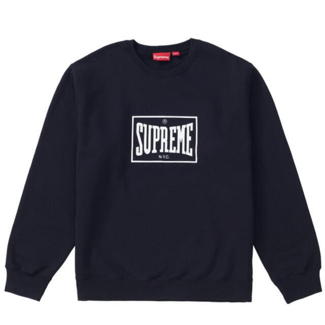 シュプリーム  Warm Up Crewneck 黒