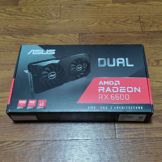 ASUS AMD RADEON RX6600 (nonXT) DUALPCパーツ