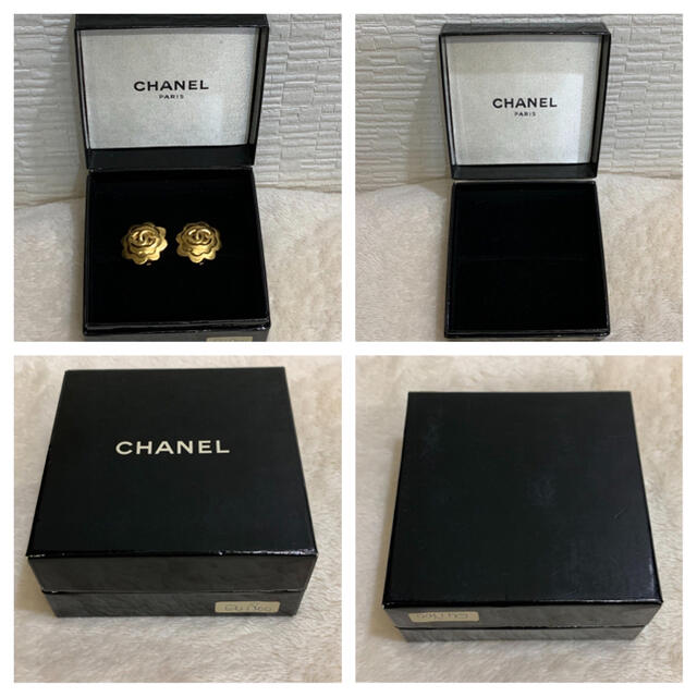 CHANEL(シャネル)の超美品！CHANEL  ヴィンテージ　カメリア＆ココマーク　イヤリング　刻印あり レディースのアクセサリー(イヤリング)の商品写真