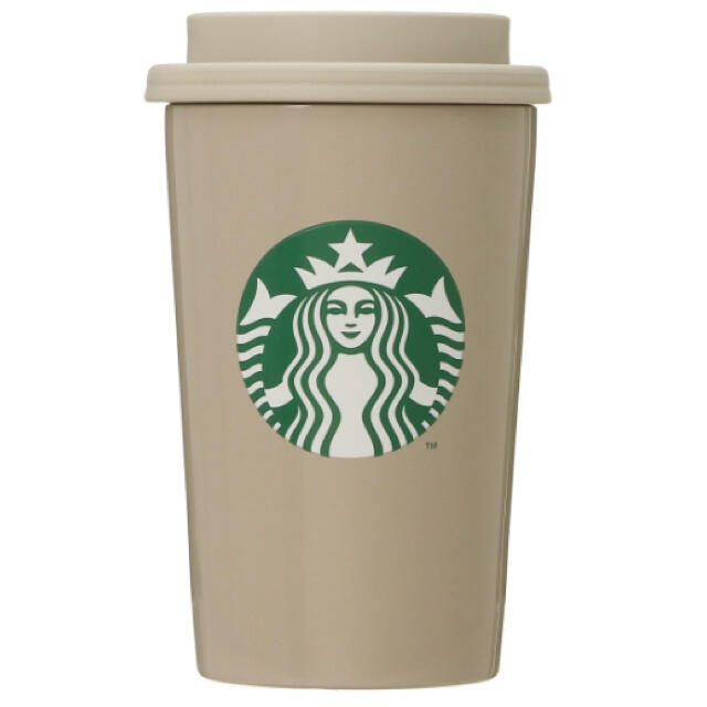 Starbucks Coffee(スターバックスコーヒー)の新品　スターバックス スタバ タンブラー  ステンレスTOGOカップ　ベージュ インテリア/住まい/日用品のキッチン/食器(タンブラー)の商品写真