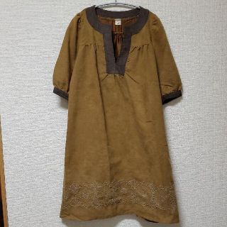 アクシーズファム(axes femme)の5分袖ワンピース(ひざ丈ワンピース)