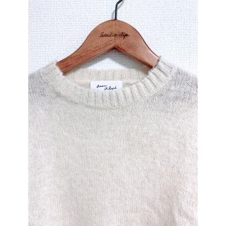 アダムエロぺ(Adam et Rope')の美品★アダムエロぺmen's/Lサイズ/クルーネックニット、セーター/エクリュ(ニット/セーター)