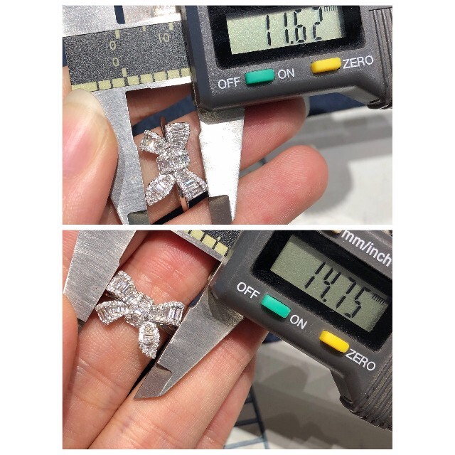 お得通販 リボンモチーフ by 天然ダイヤモンド&パール's shop|ラクマ 天然ダイヤモンドネックレス0.5ct k18の通販 お得セール