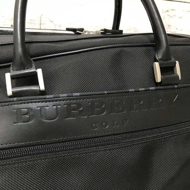 BURBERRY(バーバリー)の☆美品☆ BURBERRY GOLF ボストンバッグ 黒 チェック 2way メンズのバッグ(ボストンバッグ)の商品写真