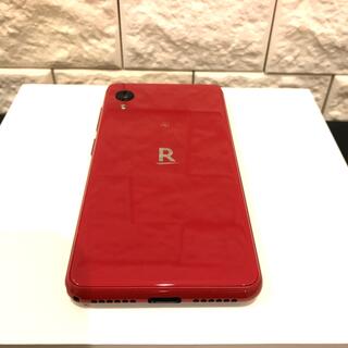ラクテン(Rakuten)のRakuten Mini red  ほぼ未使用(スマートフォン本体)