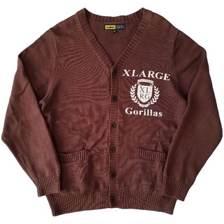 エクストララージ(XLARGE)のXLARGE College Design Cotton Cardigan(カーディガン)