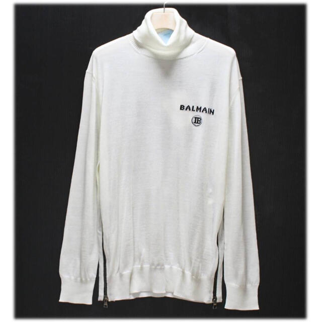 BALMAIN - 《バルマン》新品 伊製 秋冬 裾ファスナー タートルネック ...