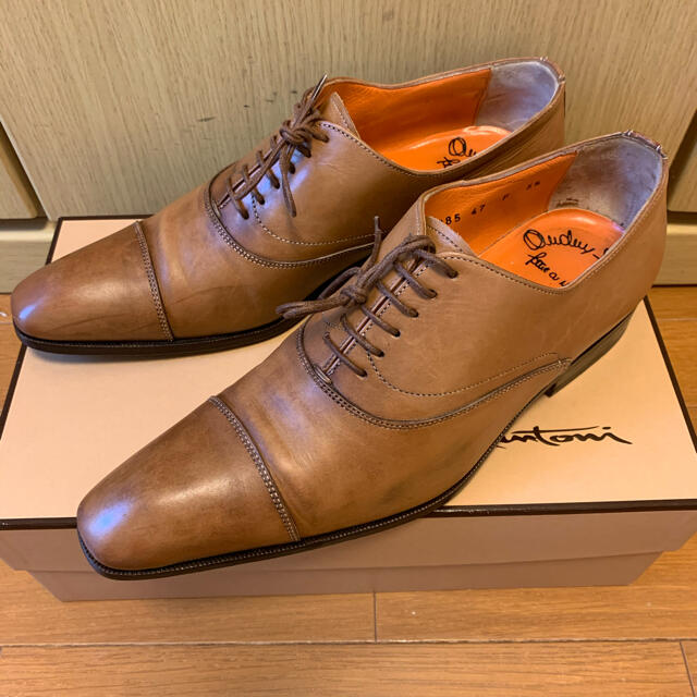 正規 SANTONI サントーニ ストレートチップ ドレスシューズ靴/シューズ