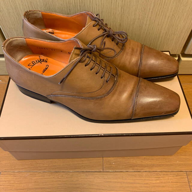 正規 SANTONI サントーニ ストレートチップ ドレスシューズ靴/シューズ