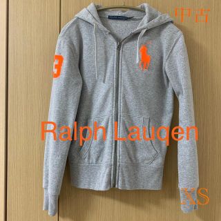 ラルフローレン(Ralph Lauren)のRalph Lauren パーカー　裏起毛　グレー　XS 中古(パーカー)