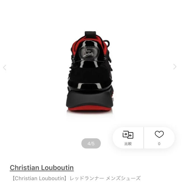 Christian Louboutin スニーカー　レッドランナー　サイズ42