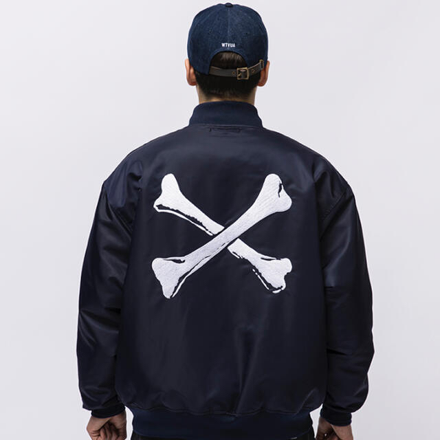 wtaps team jacket black M