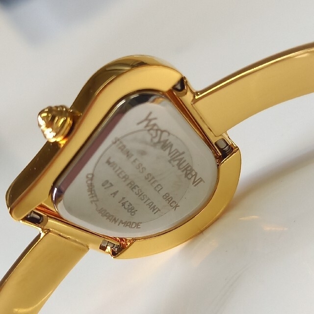 美品 イヴ・サンローラン ハート ゴールド 腕時計 SAINT-LAURENT | www ...
