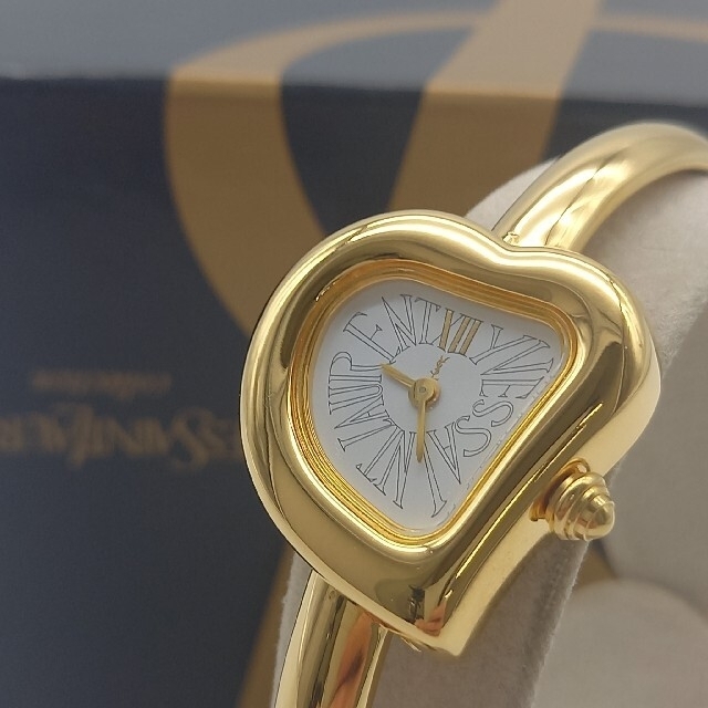 美品 イヴ・サンローラン ハート ゴールド 腕時計 SAINT-LAURENTのサムネイル