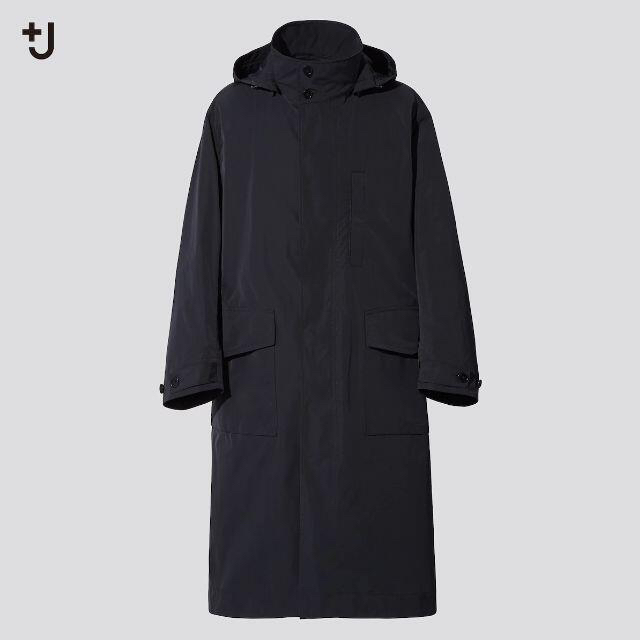 UNIQLO +J オーバーサイズフーデッドロングコート　Mサイズ　グレー