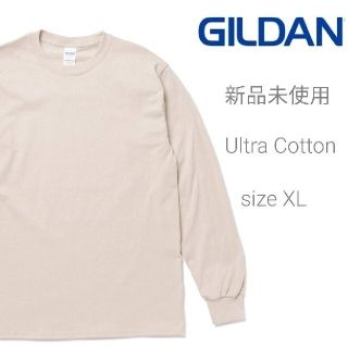 ギルタン(GILDAN)の新品未使用 ギルダン ウルトラコットン 6oz  長袖Tシャツ サンド XL(Tシャツ/カットソー(七分/長袖))