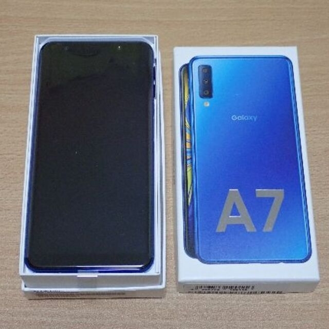 新品未使用 Galaxy A7 ブルー