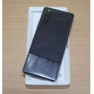 ソニー(SONY)の【新品未使用】Xperia 10 II ブラック(スマートフォン本体)