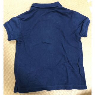 ムジルシリョウヒン(MUJI (無印良品))のMUJI ネイビーポロシャツ100cm【美品】(Tシャツ/カットソー)