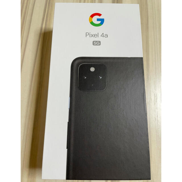 【新品未使用】 Google Pixel 4a JustBlackスマートフォン/携帯電話