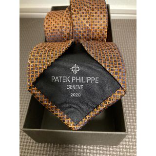 パテックフィリップ(PATEK PHILIPPE)のパテックフィリップ ネクタイ ノベルティ　2020 オレンジ 新品未使用(腕時計(アナログ))
