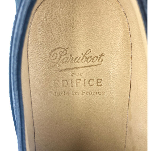 Paraboot(パラブーツ)の【EDIFICE別注】パラブーツ　シャンボードUK7　クレイジーパターン メンズの靴/シューズ(ドレス/ビジネス)の商品写真