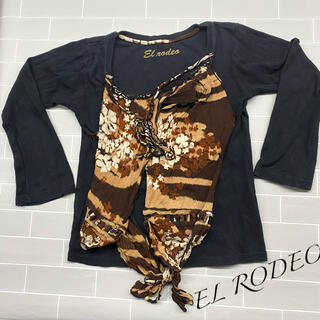 エルロデオ(EL RODEO)のEL RODEO Tシャツ　カットソー　長袖　レディース(Tシャツ(長袖/七分))