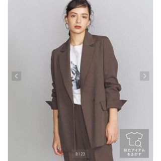 ビューティアンドユースユナイテッドアローズ(BEAUTY&YOUTH UNITED ARROWS)の美品★BY レーヨンブレンドダブルジャケット(テーラードジャケット)