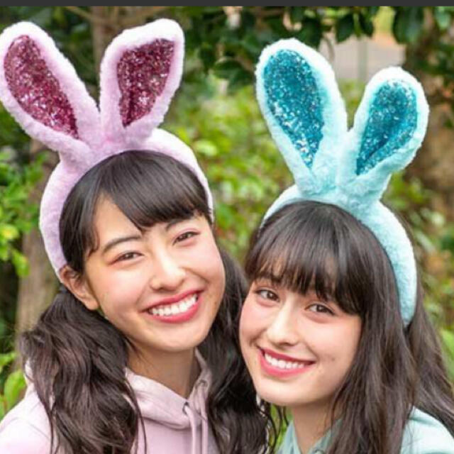 Disney(ディズニー)のDisney うさみみ　ブルーカチューシャ レディースのヘアアクセサリー(カチューシャ)の商品写真