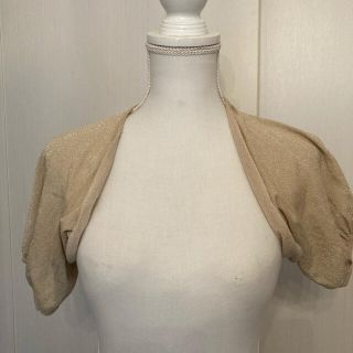 プロポーションボディドレッシング(PROPORTION BODY DRESSING)のボレロ　ゴールド(ボレロ)