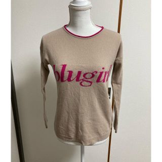 ブルーガール(Blugirl)のブルーガール　ロゴニット　美品(ニット/セーター)