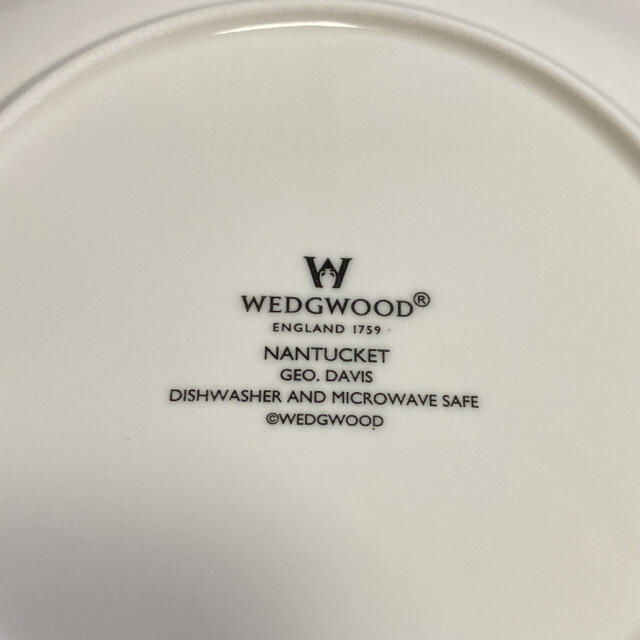 WEDGWOOD(ウェッジウッド)のWEDGWOOD B&Bプレート　新品未使用 インテリア/住まい/日用品のキッチン/食器(食器)の商品写真