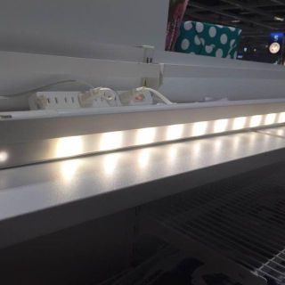 イケア(IKEA)の【IKEA】 ラショネル LEDワークトップ照明, ホワイト(60cm)(蛍光灯/電球)