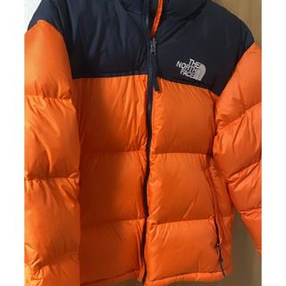 ザノースフェイス(THE NORTH FACE)のヌプシ ダウンジャケット オレンジ(ダウンジャケット)