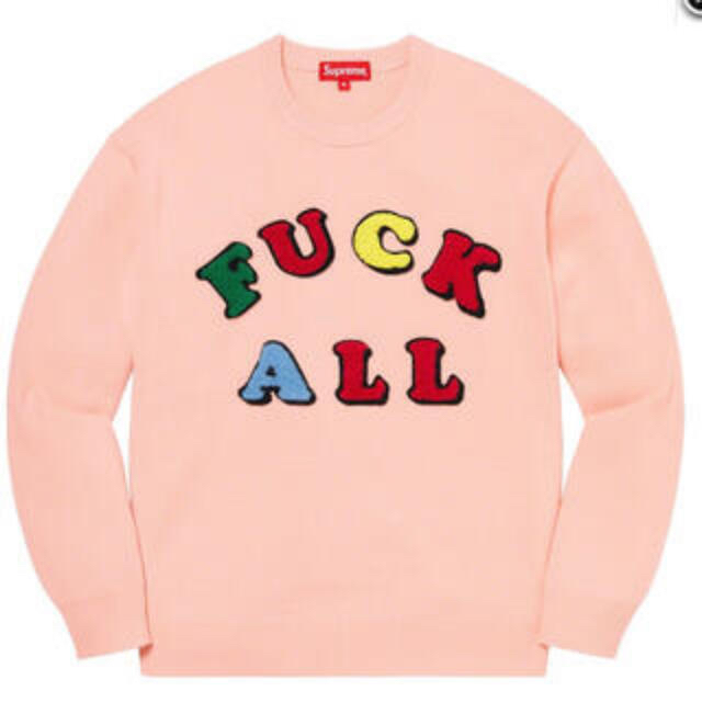 supreme jamie reid fuck all sweater - ニット/セーター