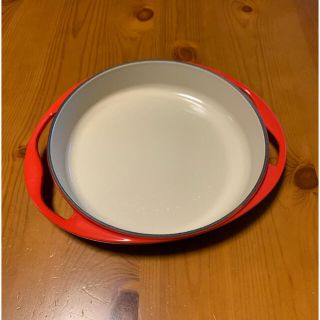 ルクルーゼ(LE CREUSET)のルクルーゼ （ル・クルーゼ） プレートタタン レッド(鍋/フライパン)